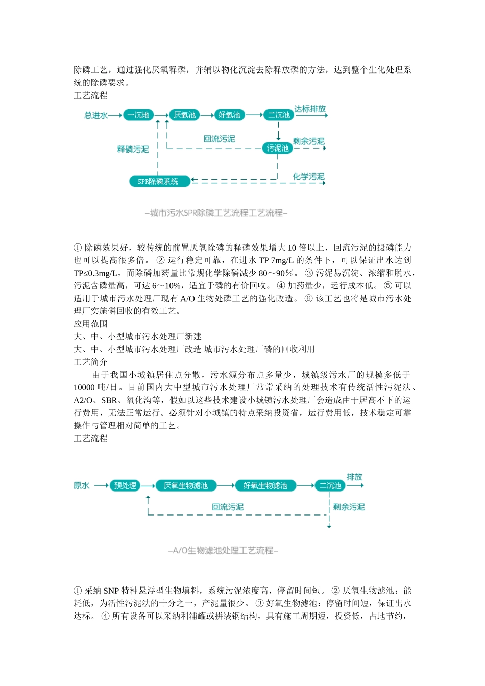 城市污水处理技术工艺一览p_第2页