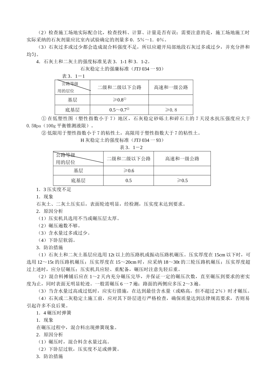 城市道路工程质量通病预防措施_第2页