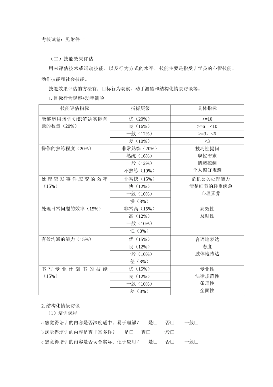 培训效果评估及相关的反馈与改进_第2页