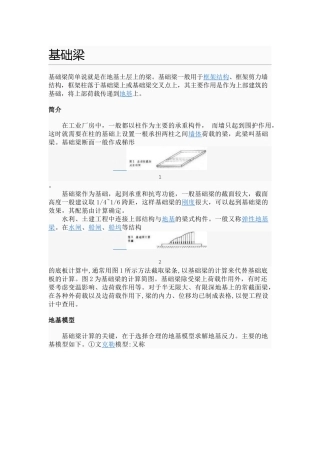基础梁、地梁、圈梁的区别