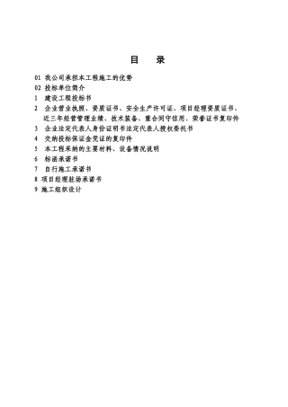 堤岸整治工程技术标2