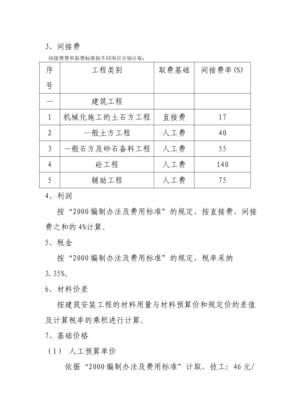 堤防工程预算书_第3页