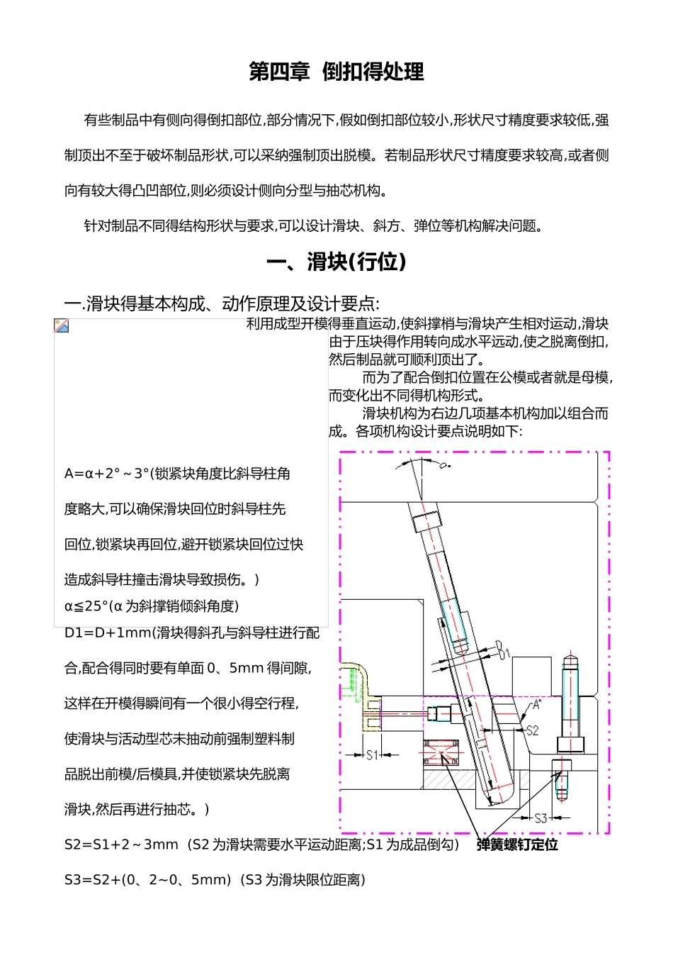塑胶模具倒扣的处理_第1页