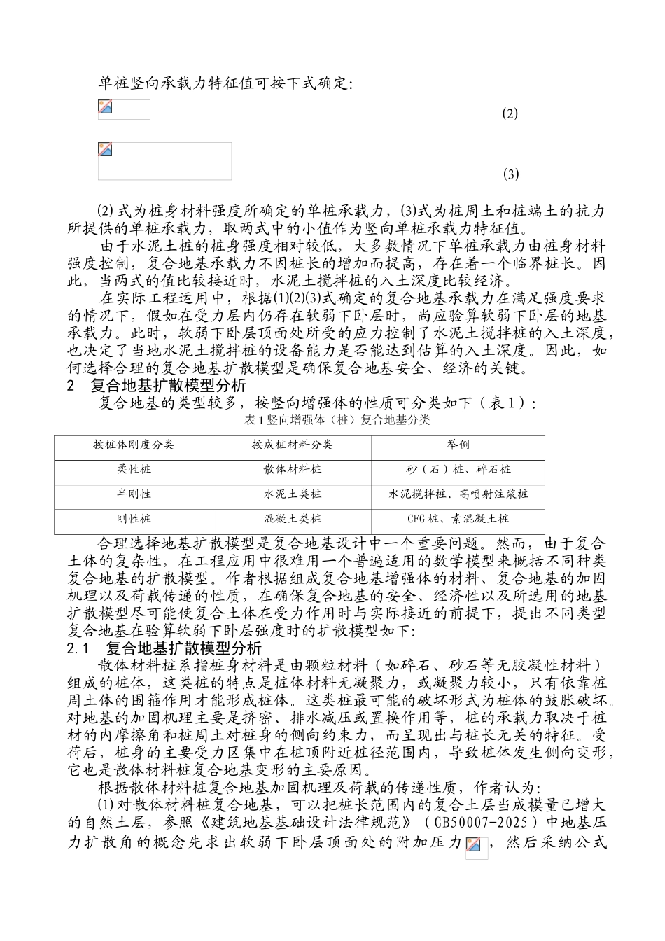 复合地基软弱下卧层强度验算方法分析_第2页