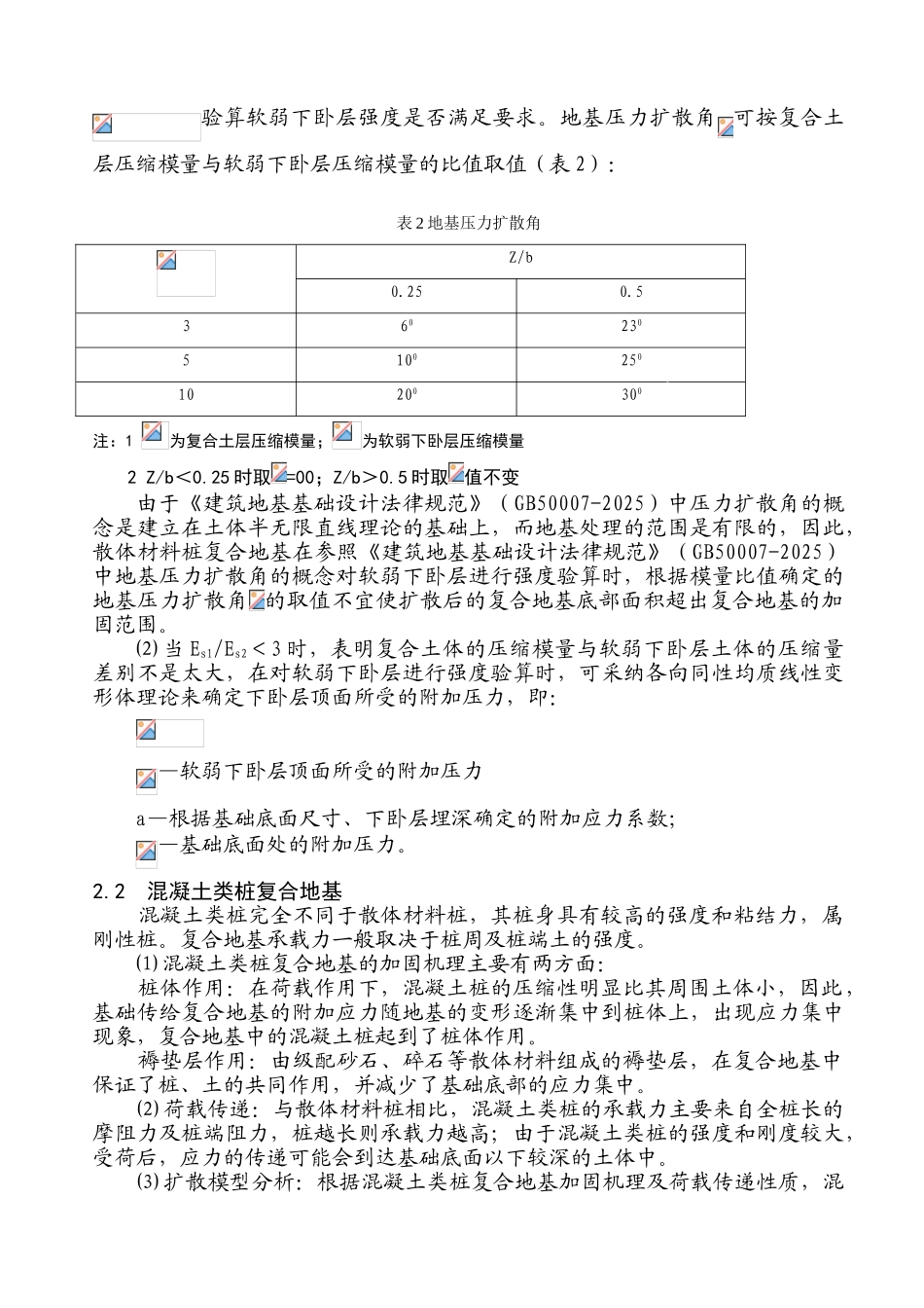 复合地基软弱下卧层强度验算方法分析_第3页