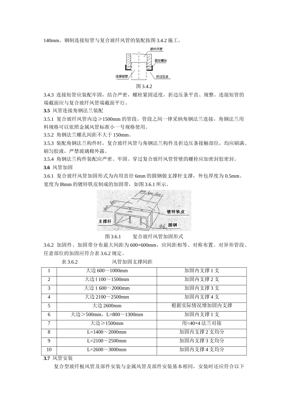 复合型玻纤板风管制作与安装工艺标准_第3页