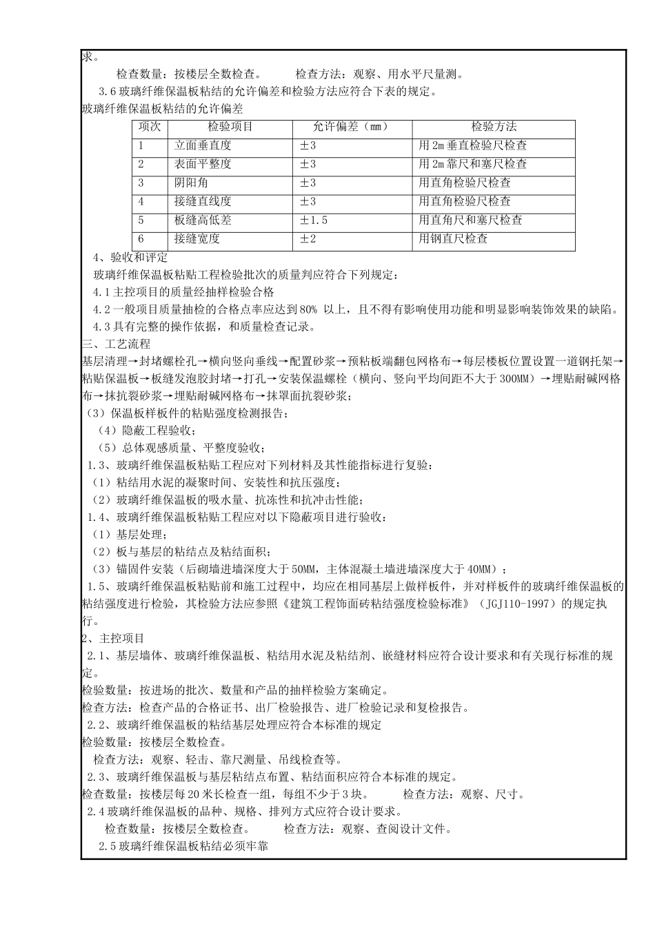 外墙玻璃纤维保温技术交底_第2页