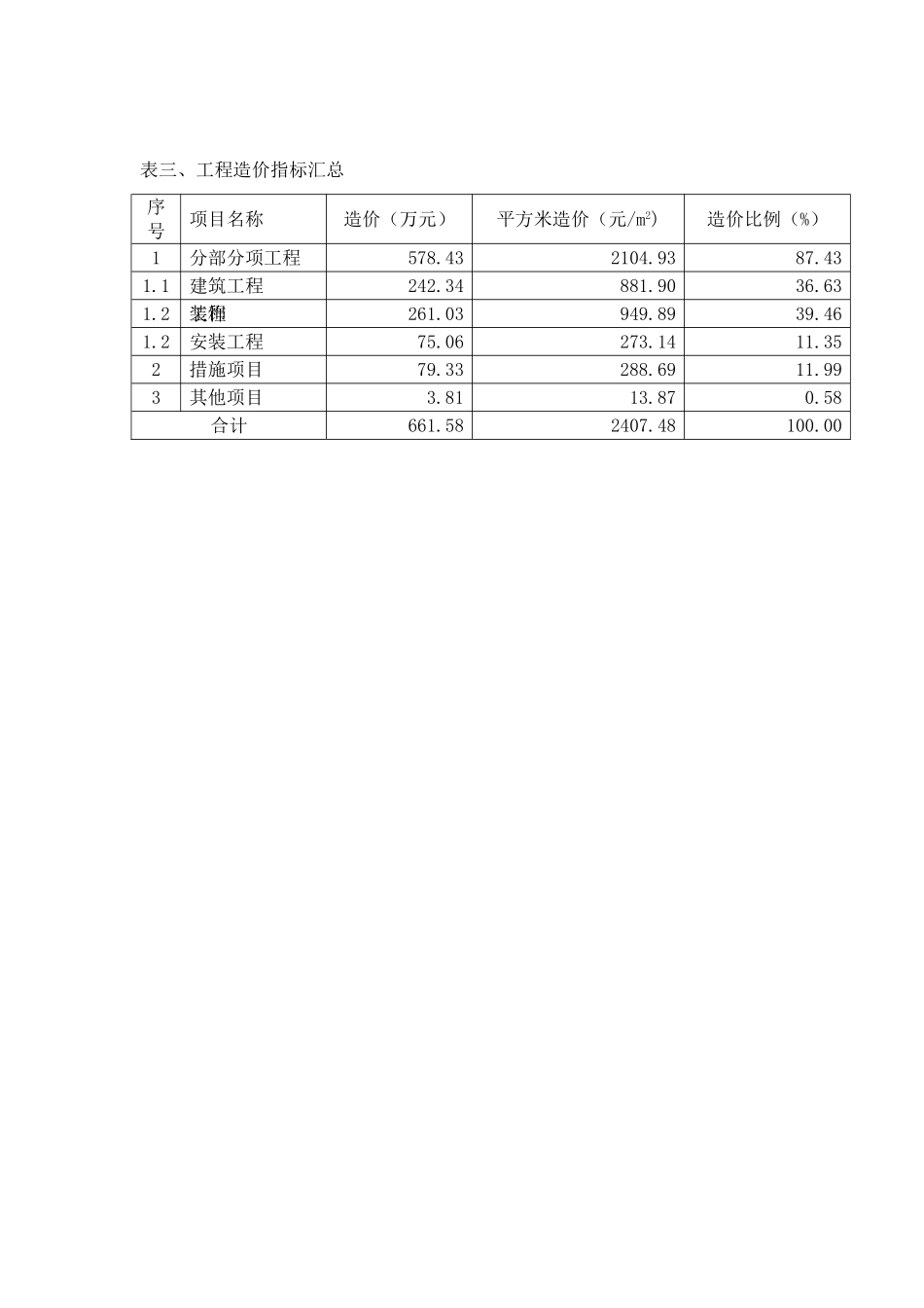 多层办公楼造价指标1_第3页