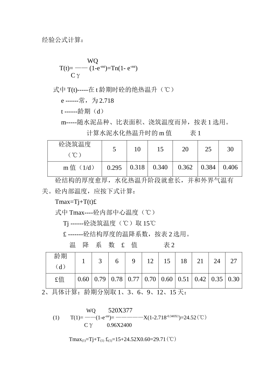 大体积混凝土浇筑技术措施_第2页