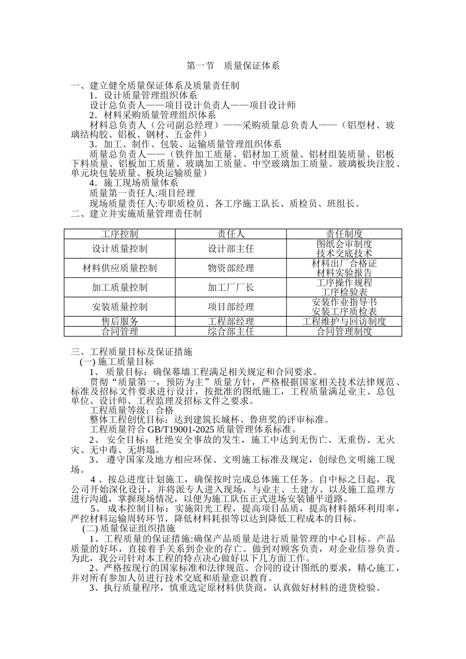大厦幕墙工程质量管理方案_第2页