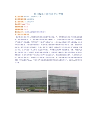 扬州牧羊工程技术中心大楼