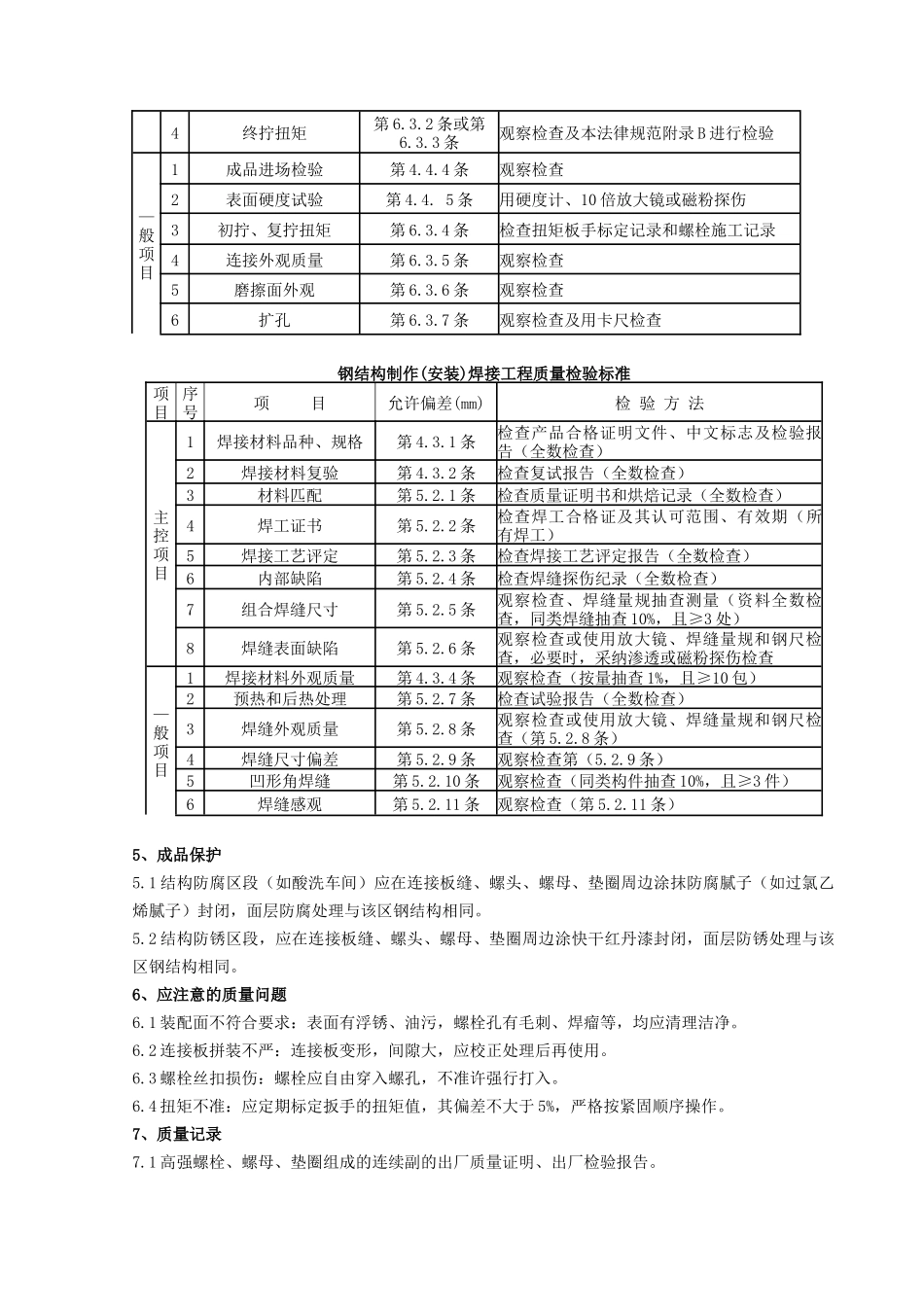 扭剪型高强螺栓连接分项工程质量管理_第3页