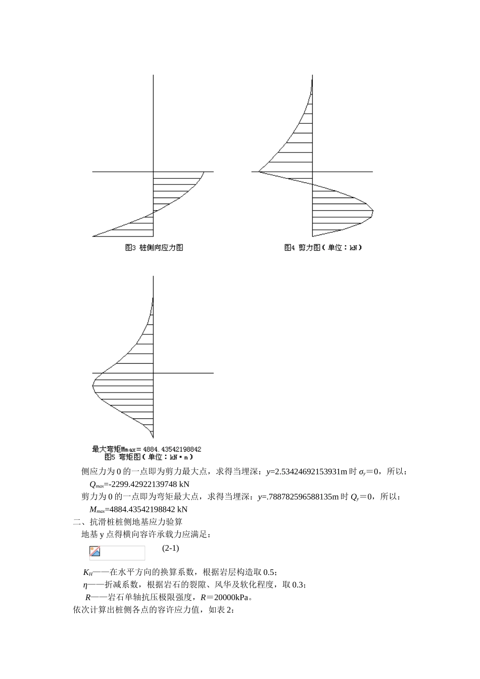 抗滑桩设计计算书_第3页