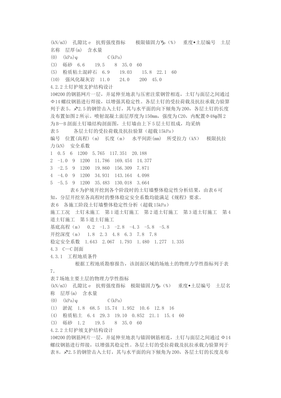 护坡护坡工程土钉支护设计_第3页