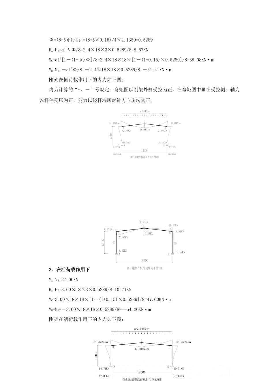 拌和站料仓棚结构内力计算书_第3页