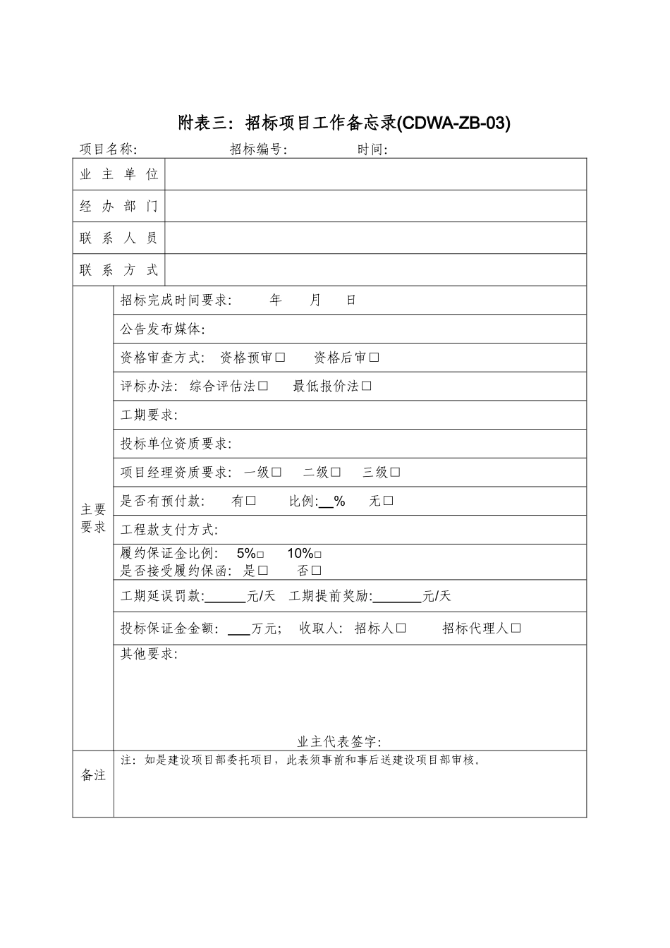 招标表格及公司内部程序样表_第3页