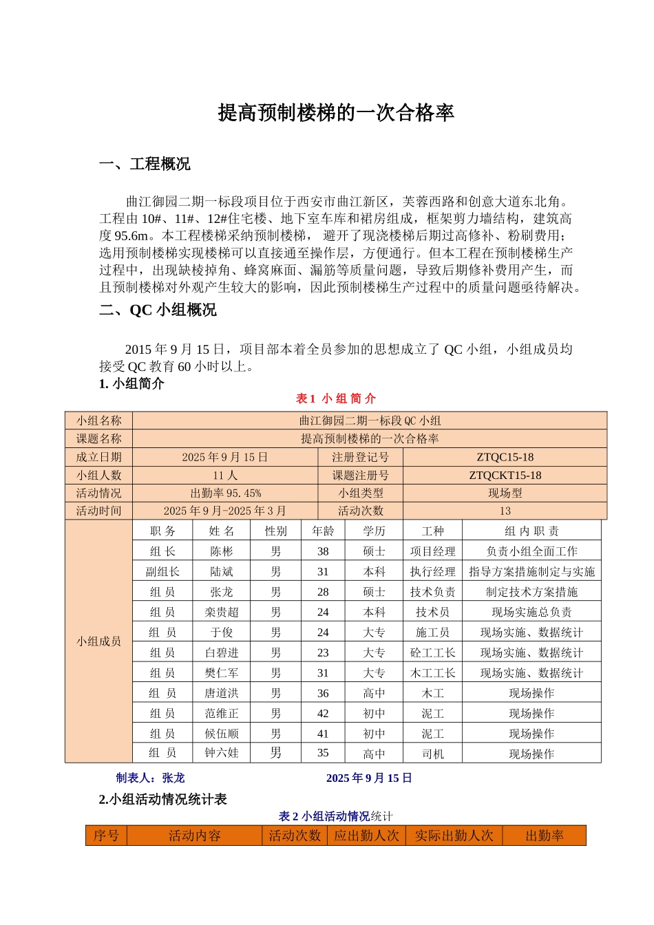 提高预制楼梯的一次合格率_第3页