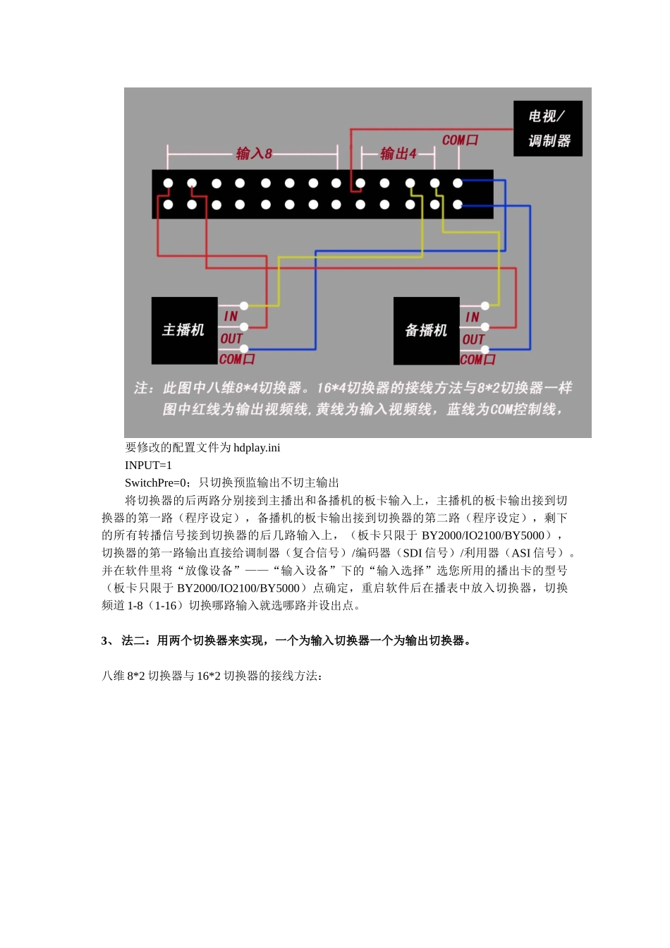 播出系统转播多个输入信号切换器设置_第2页