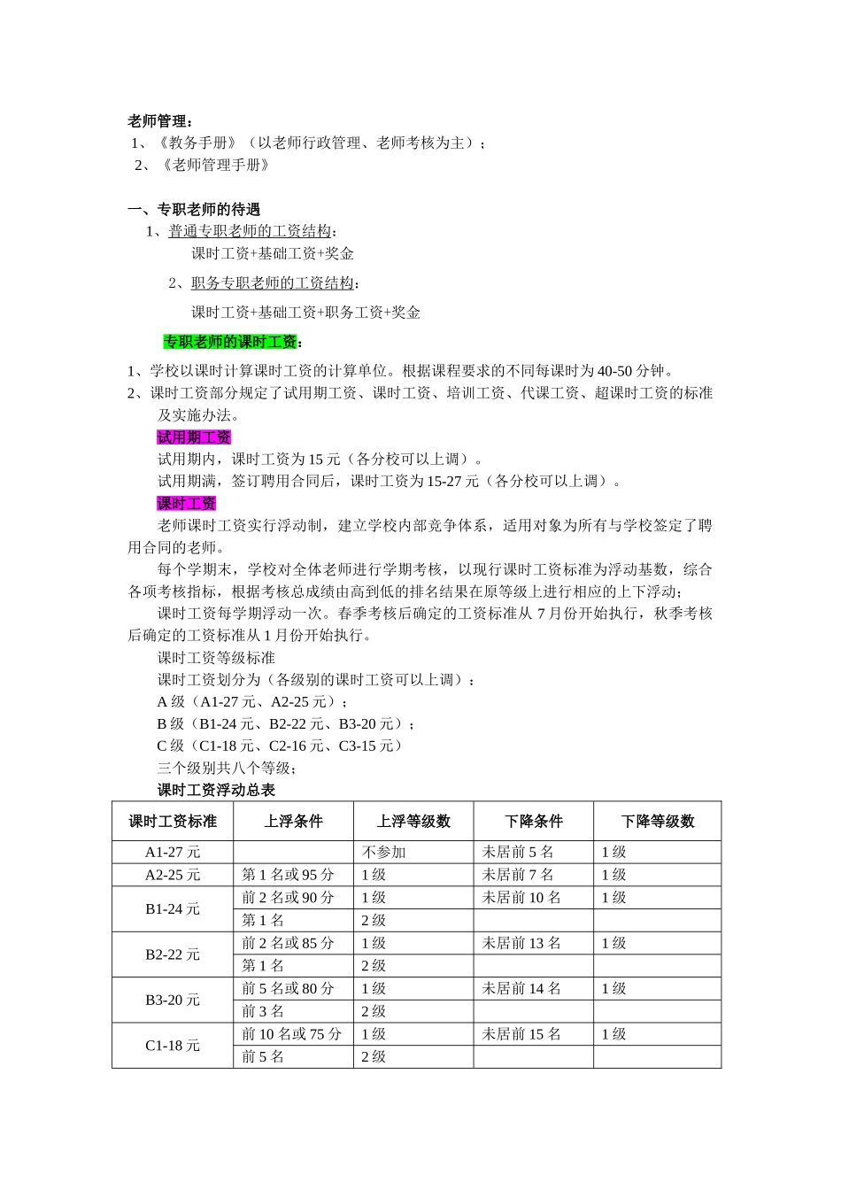 教师管理与团队建设----薪资体系_第1页