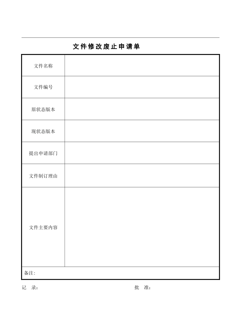 文件修改废止申请单_第1页