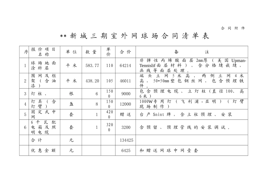 新城三期网球场工程分包合同_第3页