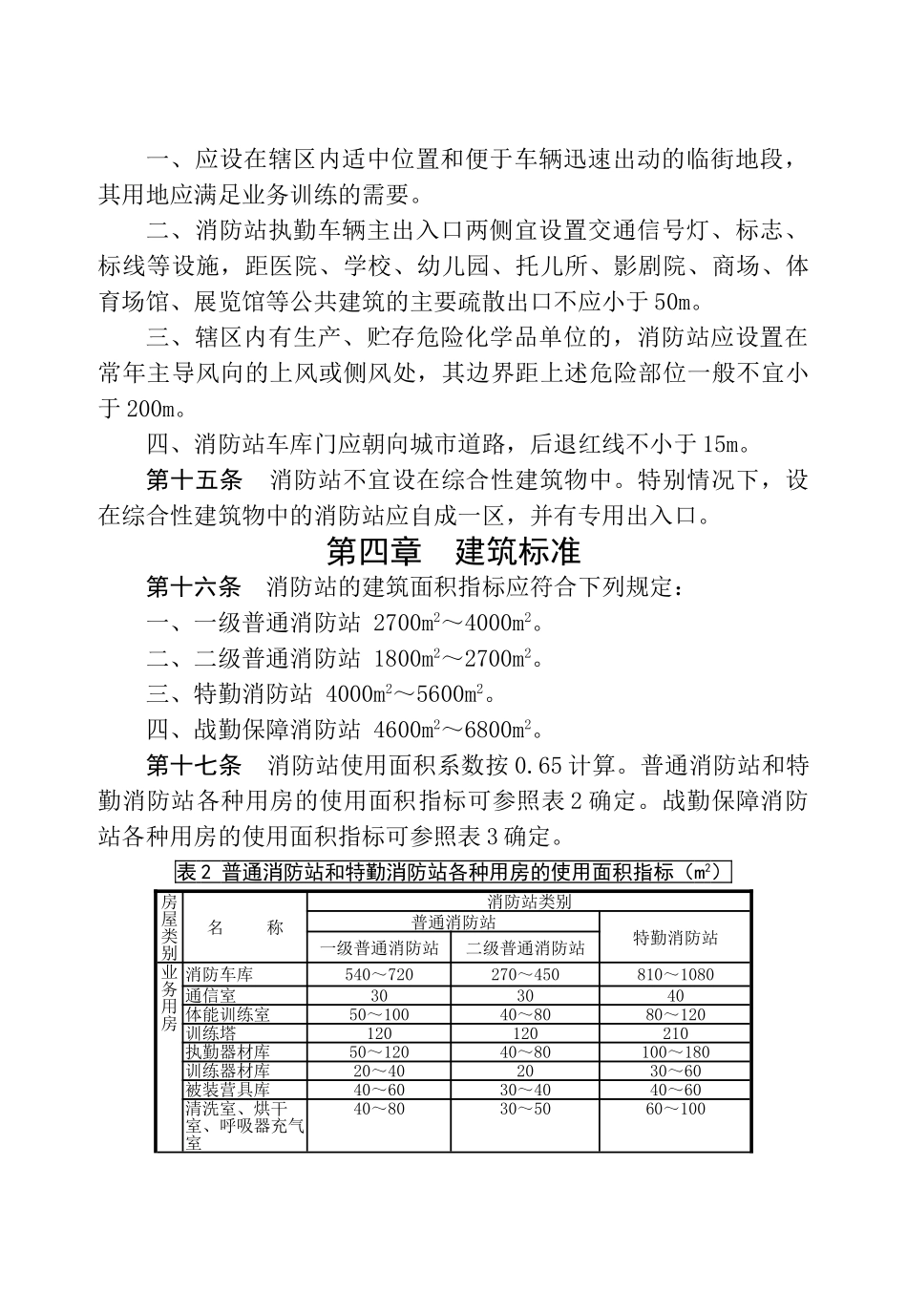新城市消防队站建设标准_第3页