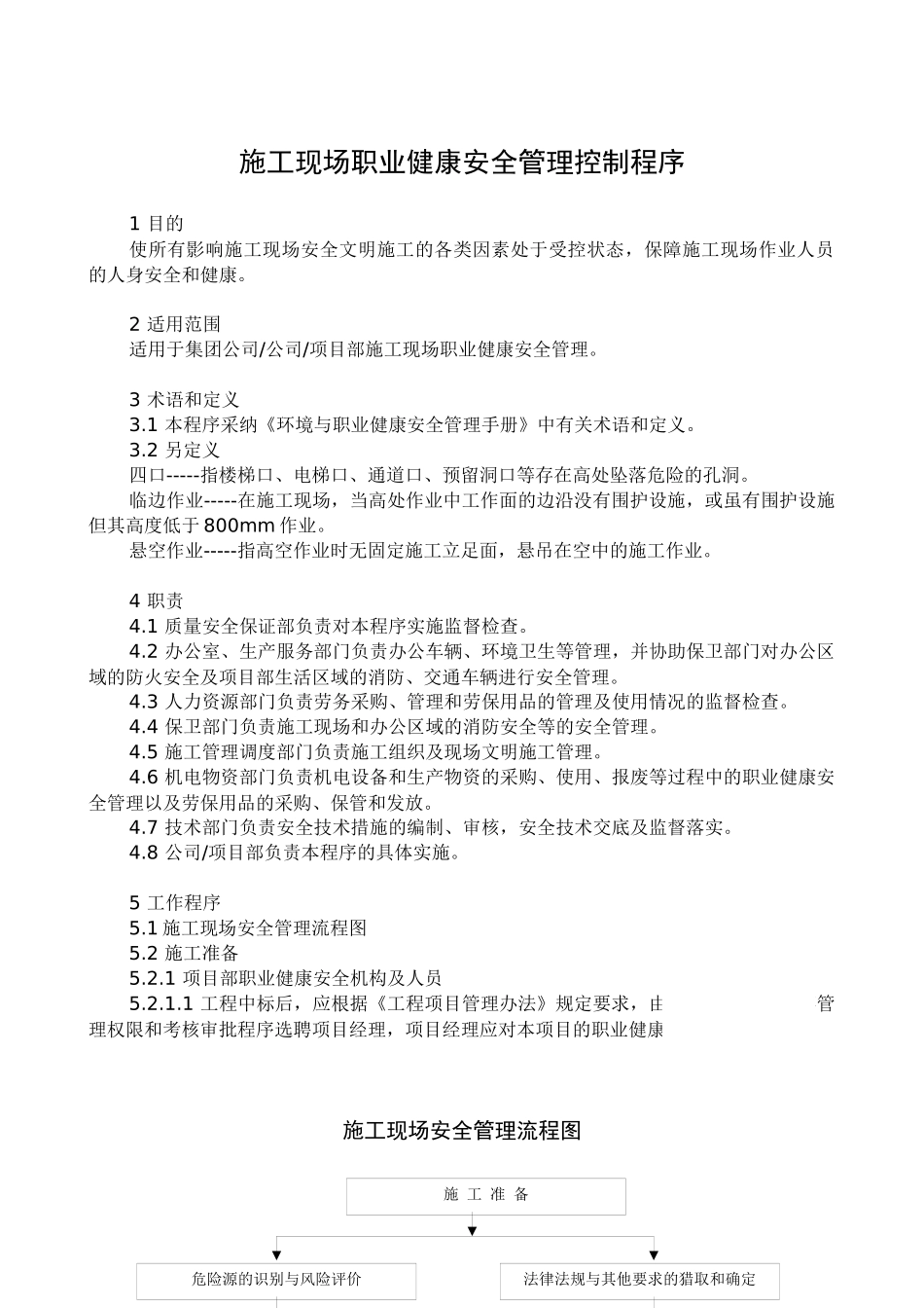 施工现场职业健康安全程序-secret_第1页