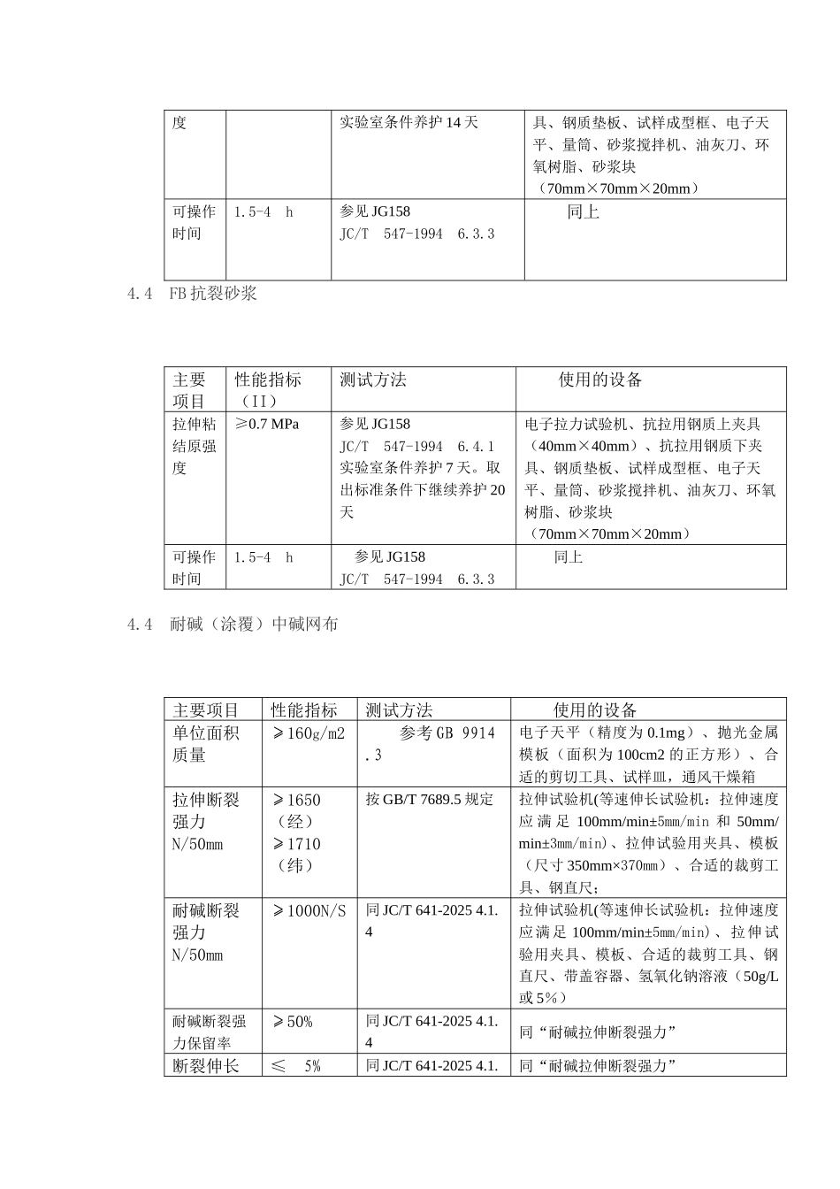 无机保温砂浆系统检验标准作业指导书_第2页