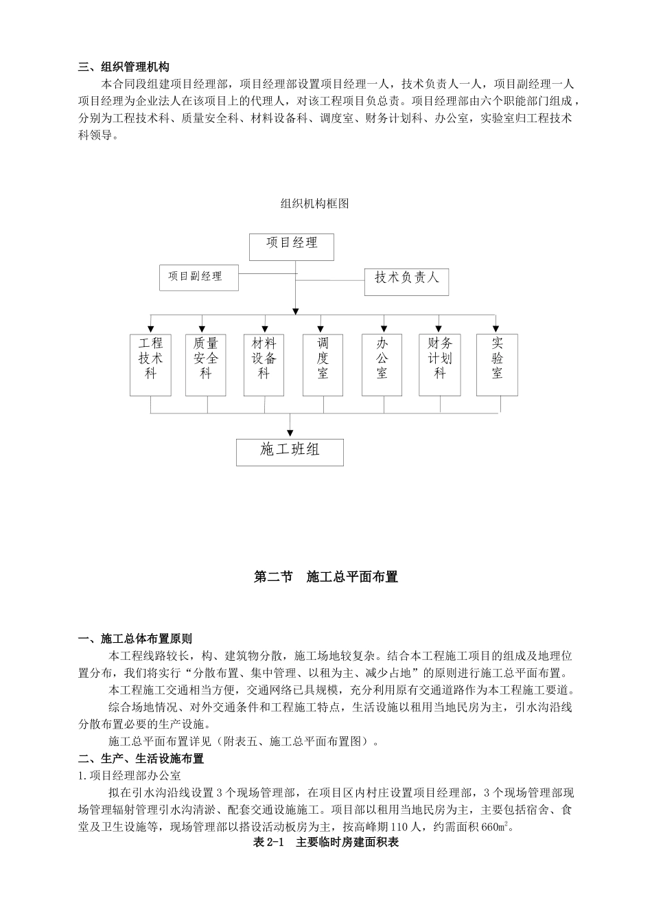 无棣县小型农田水利重点县建设工程施工组织设计_第2页