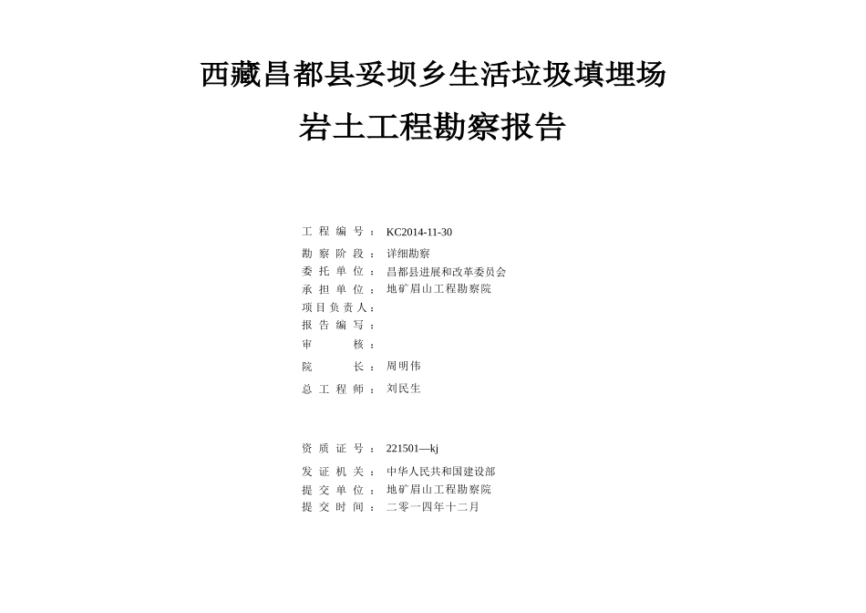 昌都妥坝乡垃圾场勘察报告_第3页