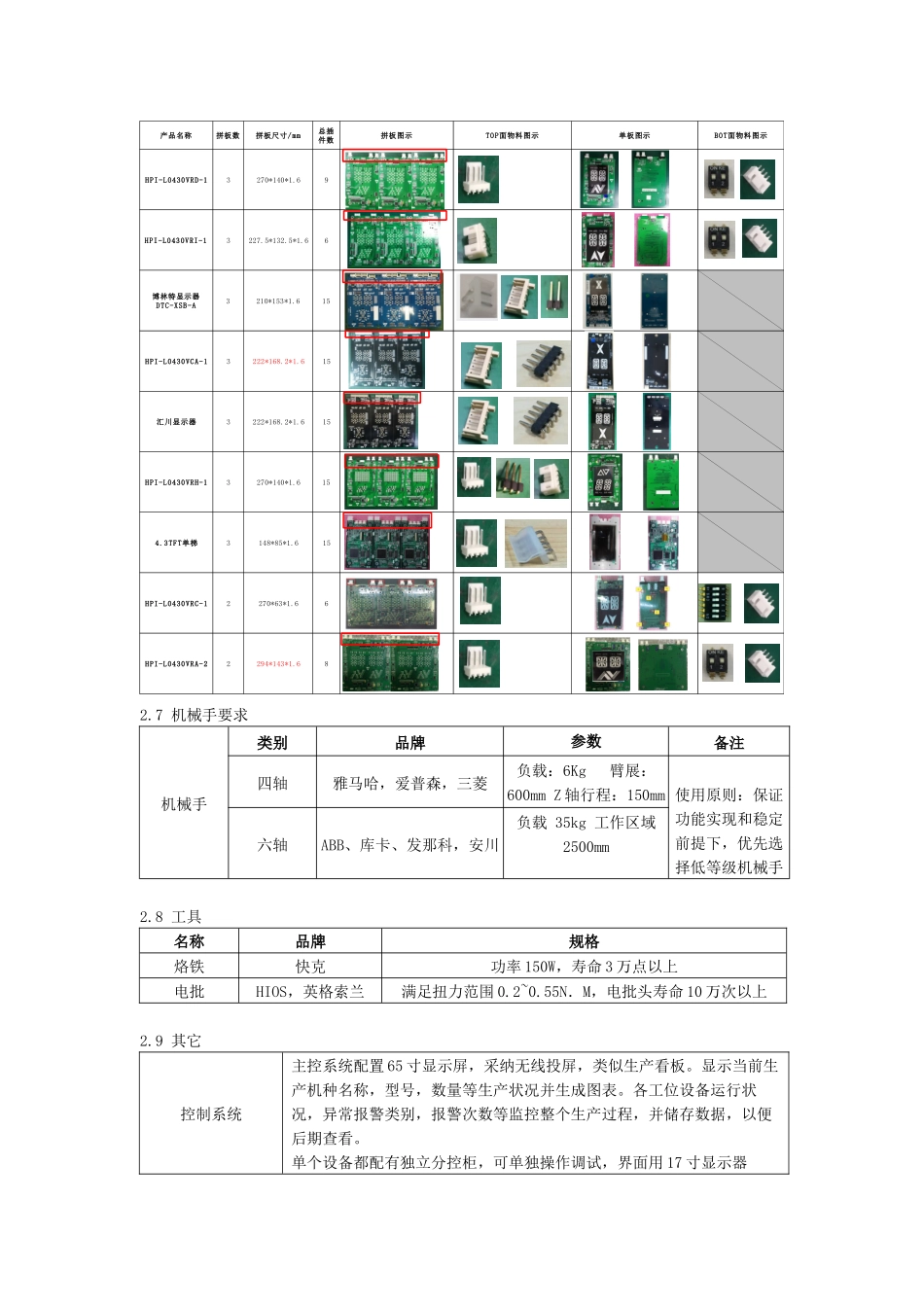 显示器组装自动线技术协议_第2页