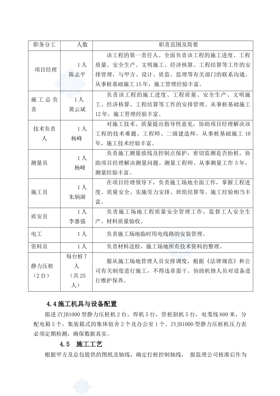 月华园静力压桩专项施工方案_第3页