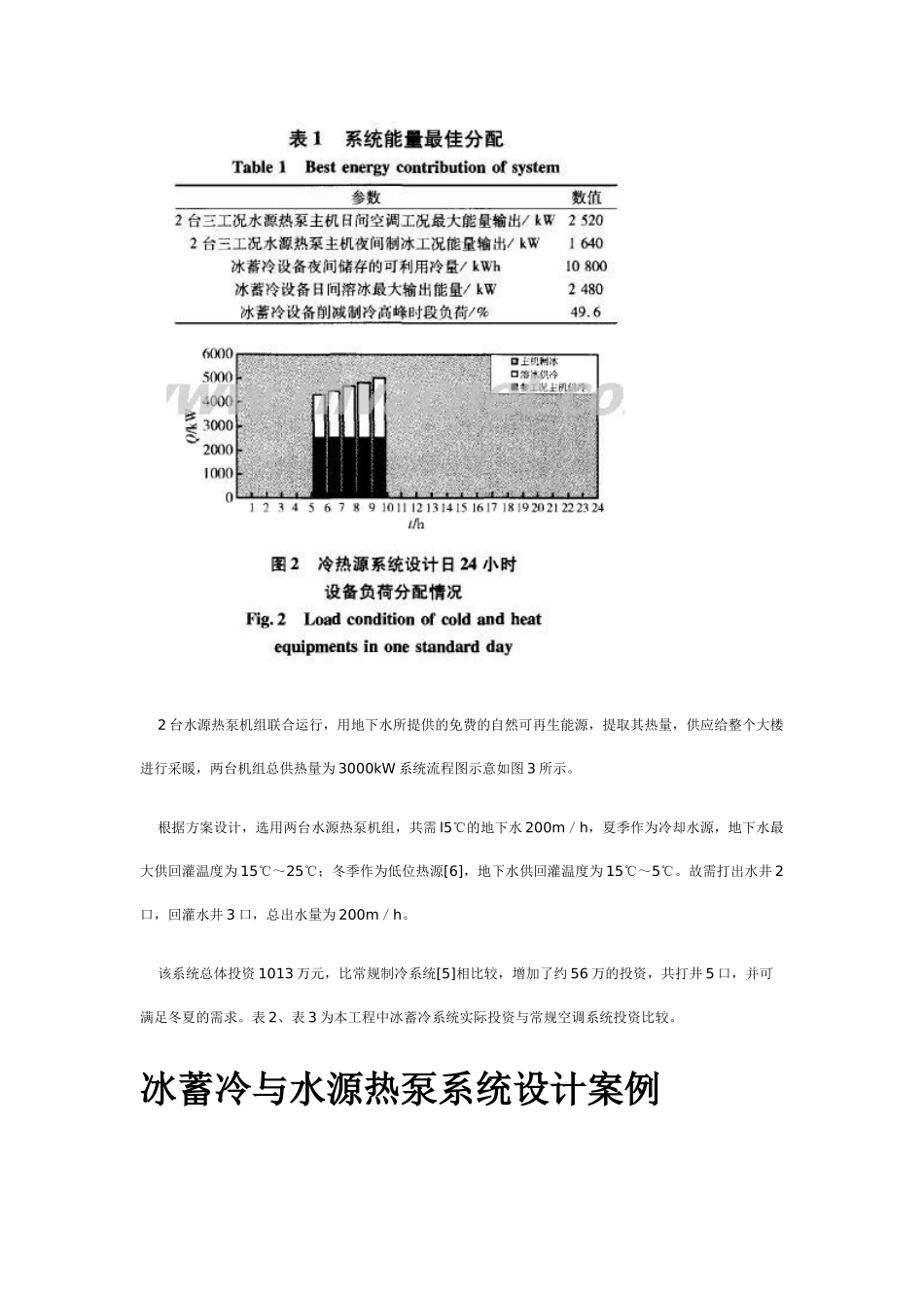 服装城三期工程冰蓄冷水源热泵系统设计案例_第3页