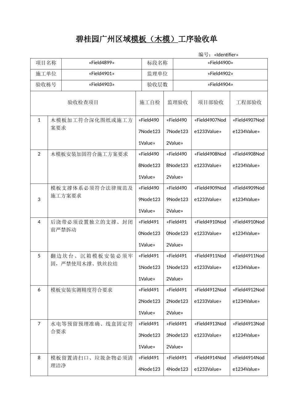 木模工序验收单_第1页