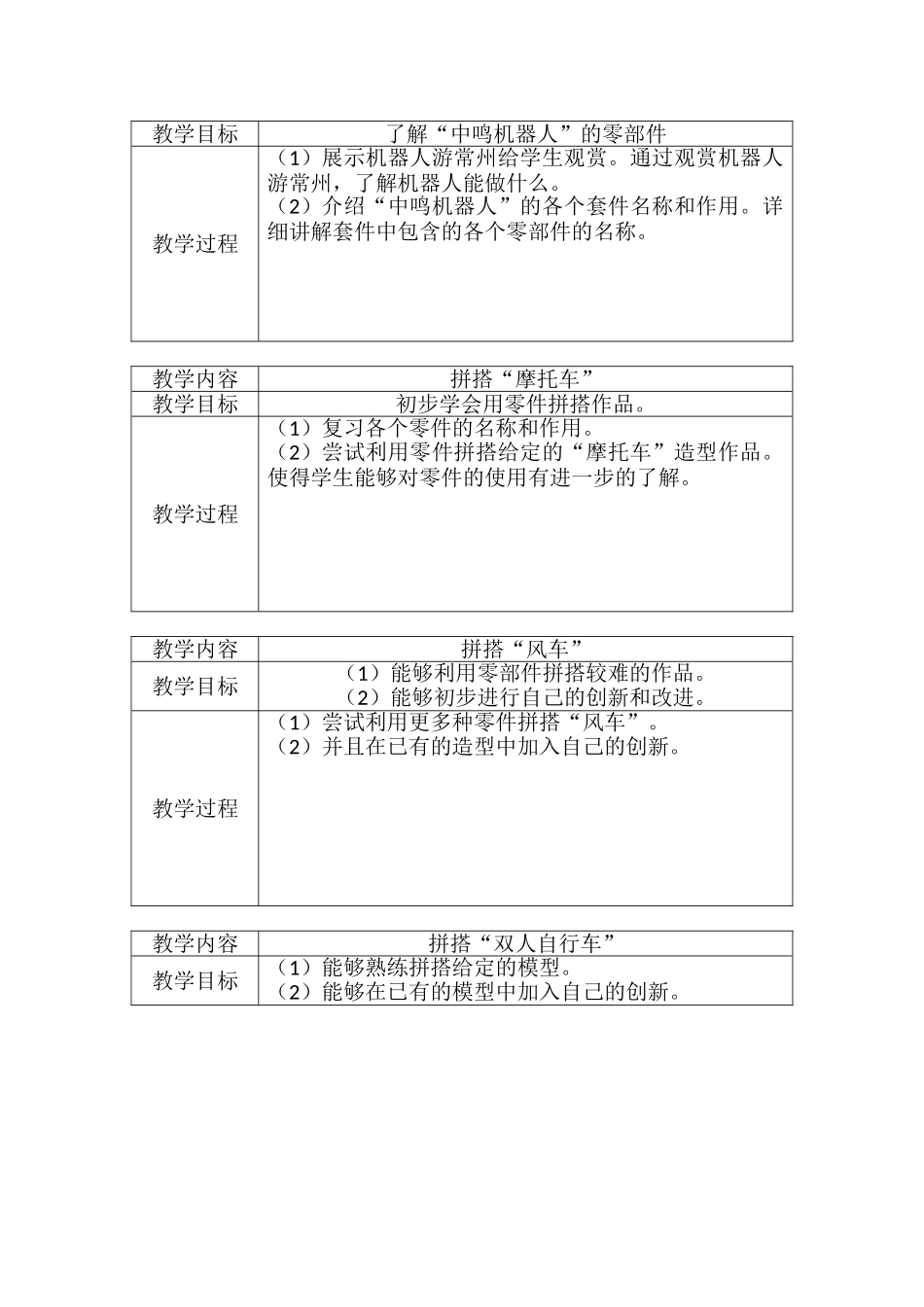 机器人社团活动安排与备课_第2页