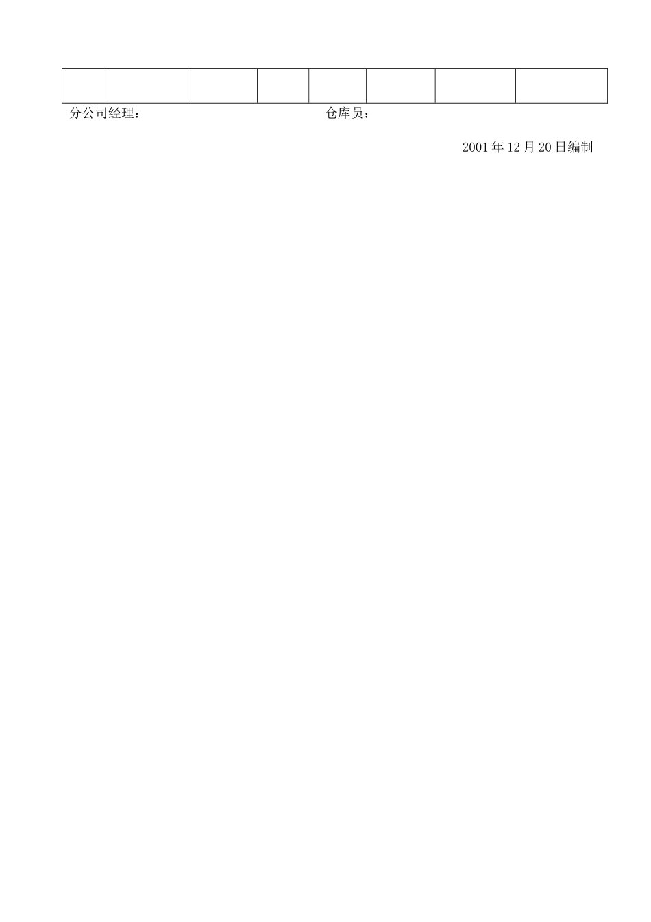 机械设备变动情况月报表-29A_第2页