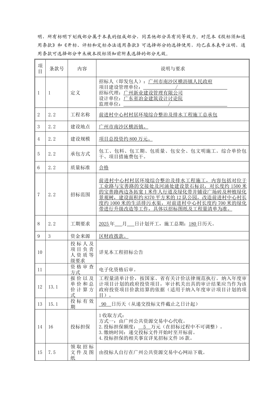 村居环境综合整治及排水工程招标文件_第3页