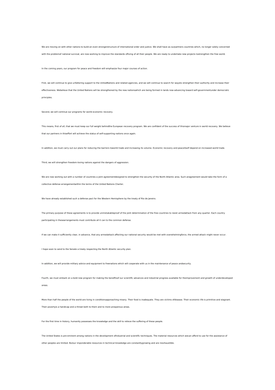 杜鲁门总统就职演说_第3页