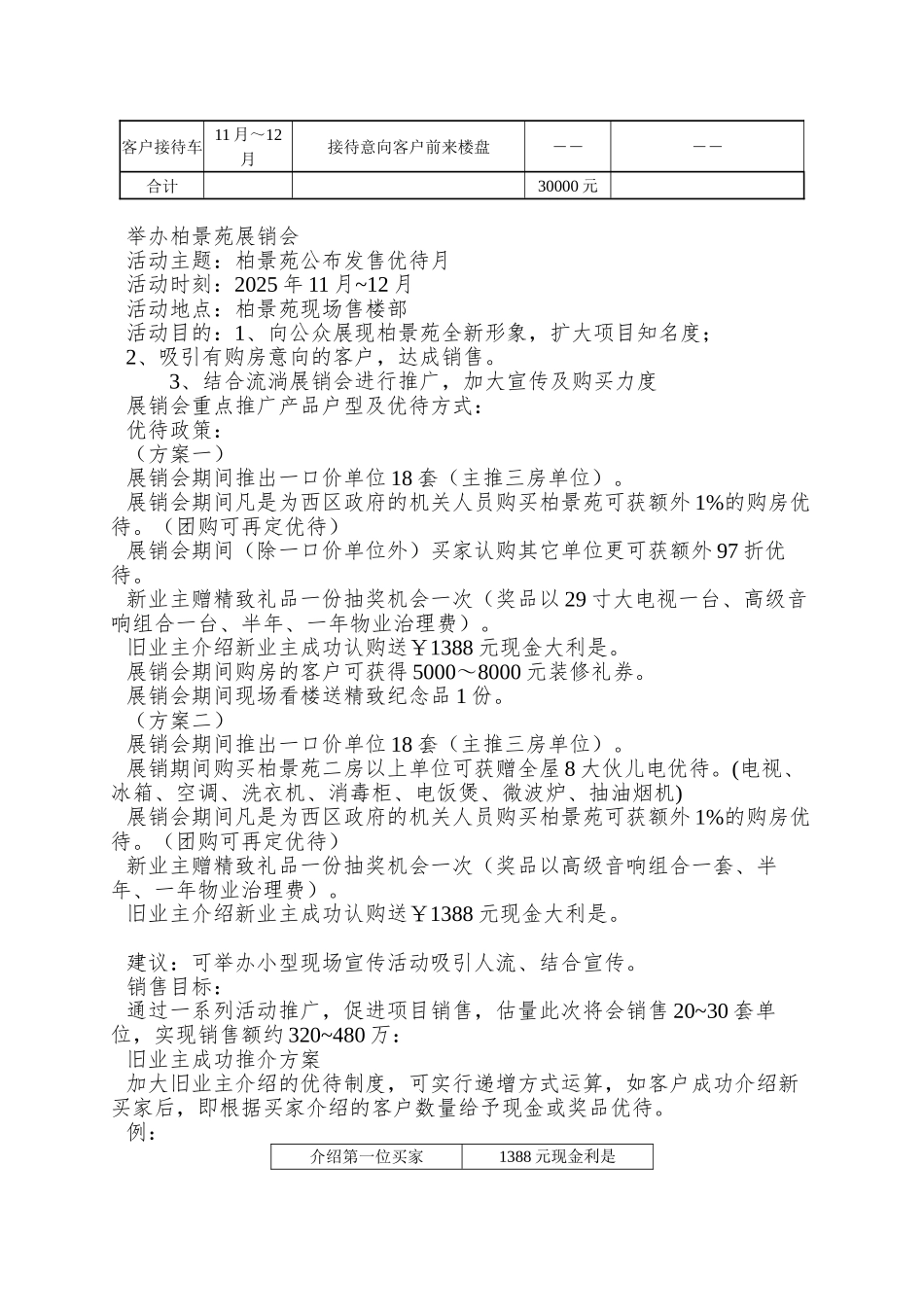 柏景苑项目销售现状分析及下一步销售建议方案_第3页