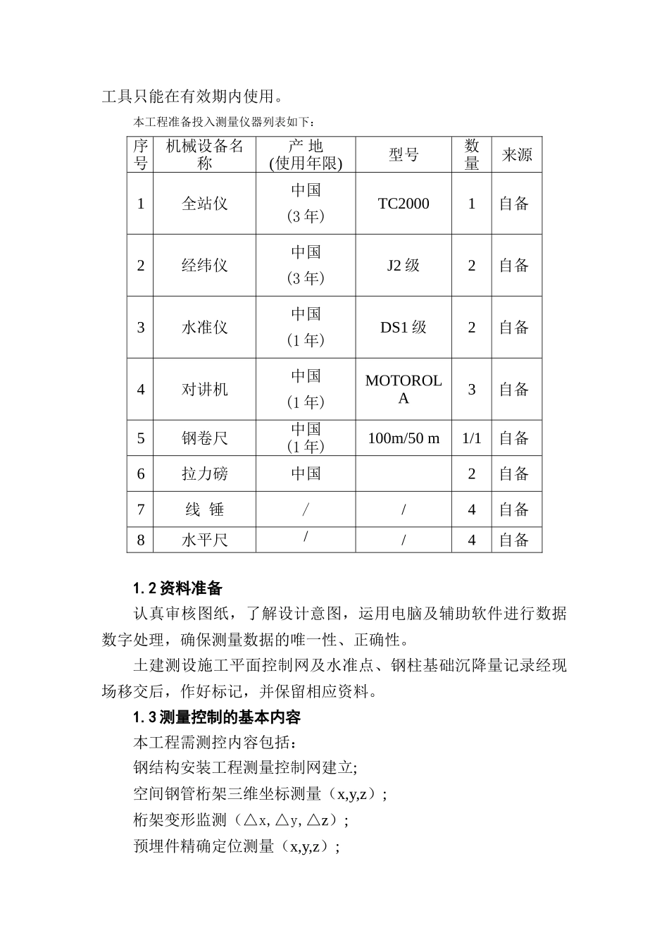 某体育场钢屋盖测量控制方案_第2页