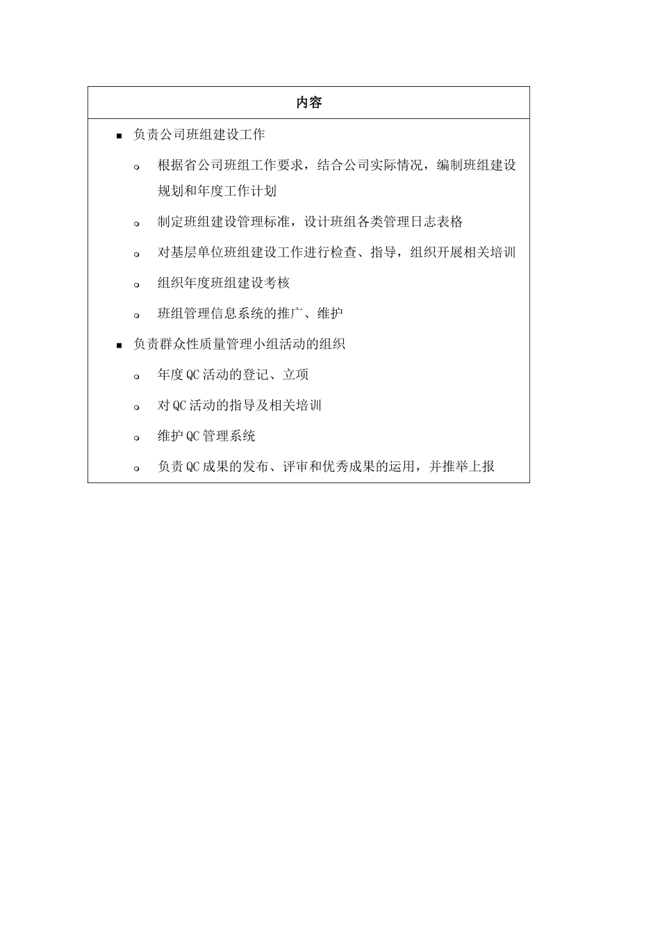 某供电公司企业管理部部门职责说明_第3页