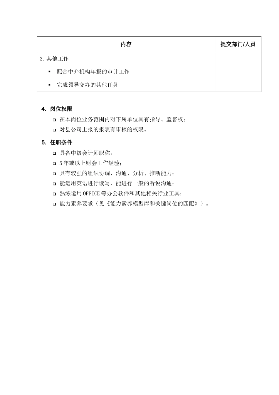 某供电公司总账报表专职岗位职责描述_第2页