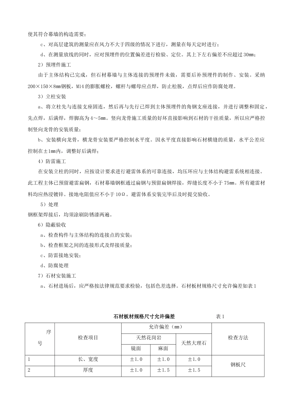 某商业广场幕墙工程施工方案_第3页