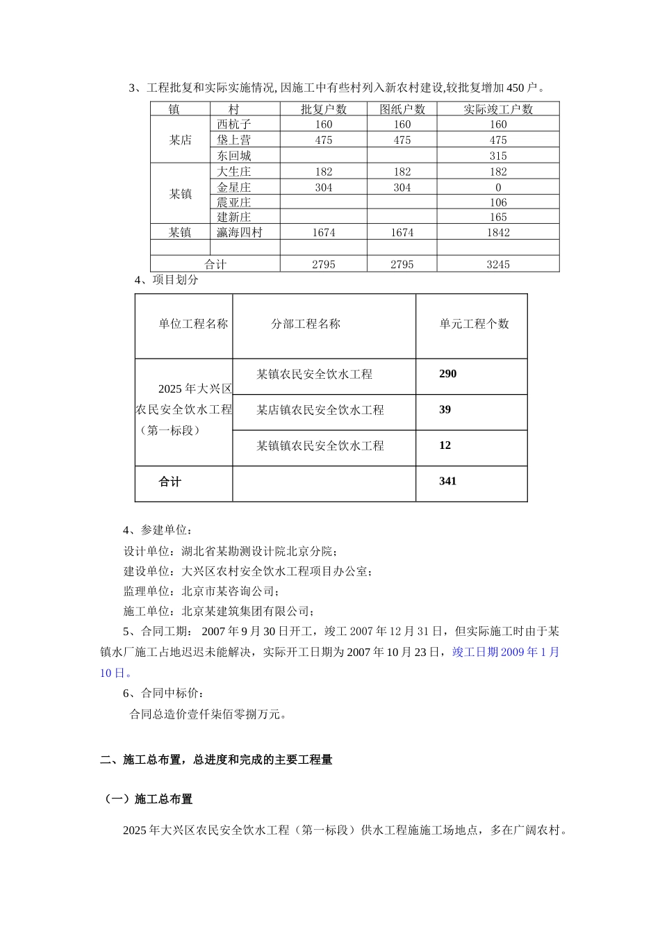 某安全饮水工程竣工报告-secret_第2页