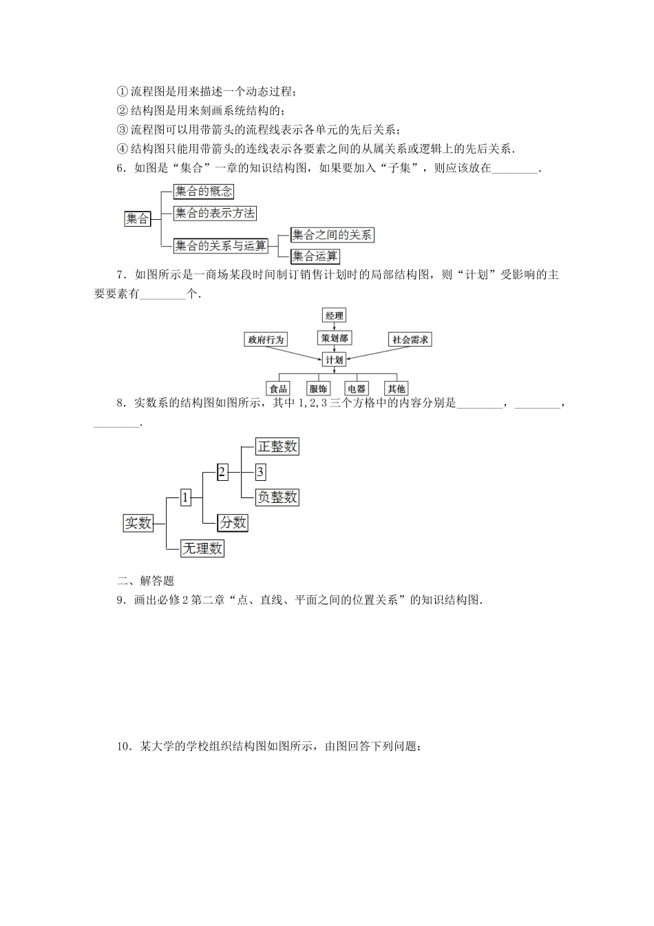 高中数学 第4章 框图 4.2 结构图（2）学案 苏教版选修1-2-苏教版高二选修1-2数学学案_第2页