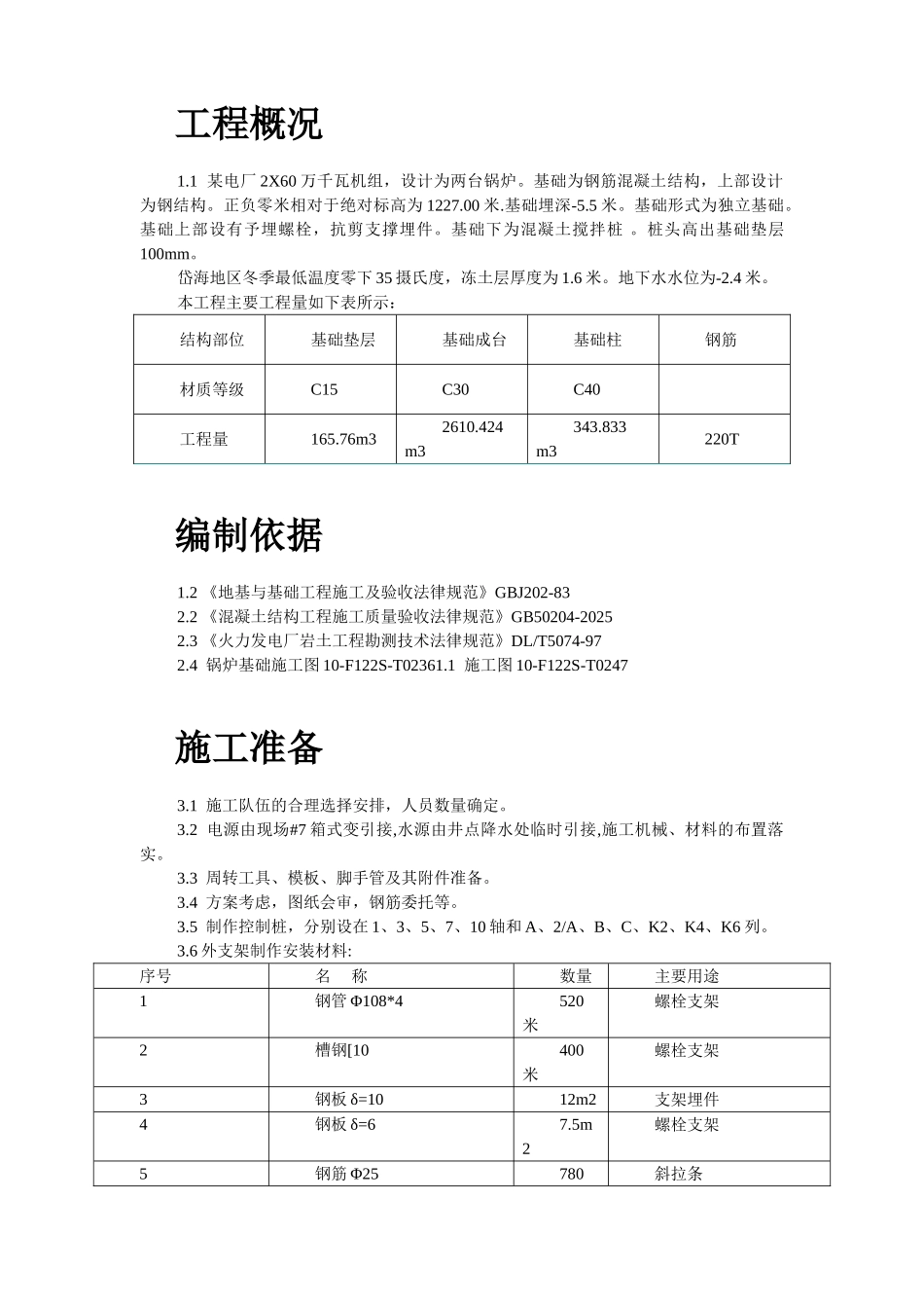 某机组锅炉基础施工技术措施_第2页