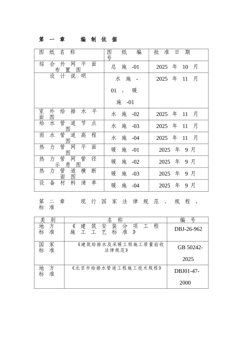 某核仪器厂基地工程室外管网施工方案_第3页