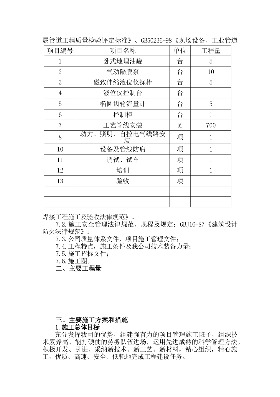 某车间供油站油路系统施工方案_第3页