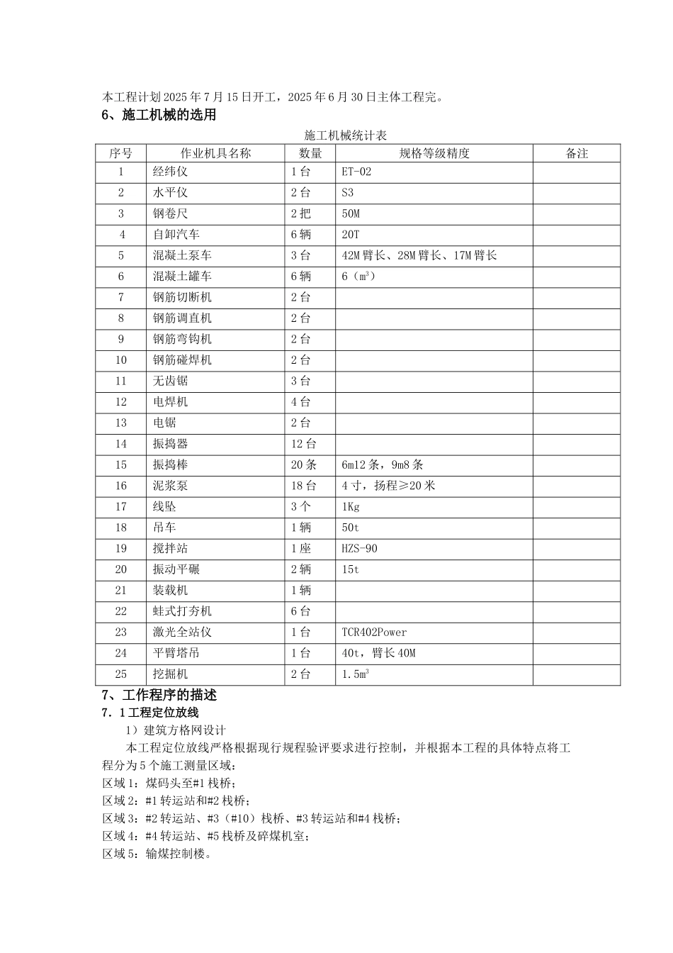 某输煤系统主体结构施工方案_第2页