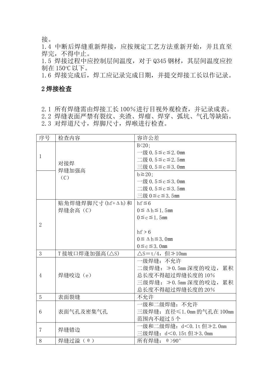 某钢结构厂房焊接检验管理方案_第3页